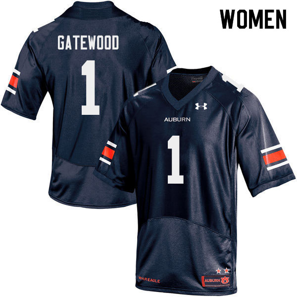 Auburn Tigers Women's Joey Gatewood #1 Navy Under Armour Stitched College 2019 NCAA Authentic Football Jersey XZG5774XM